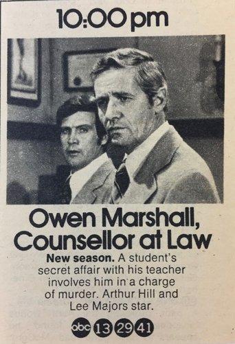 Owen Marshall: Counselor at Law dizi afişi