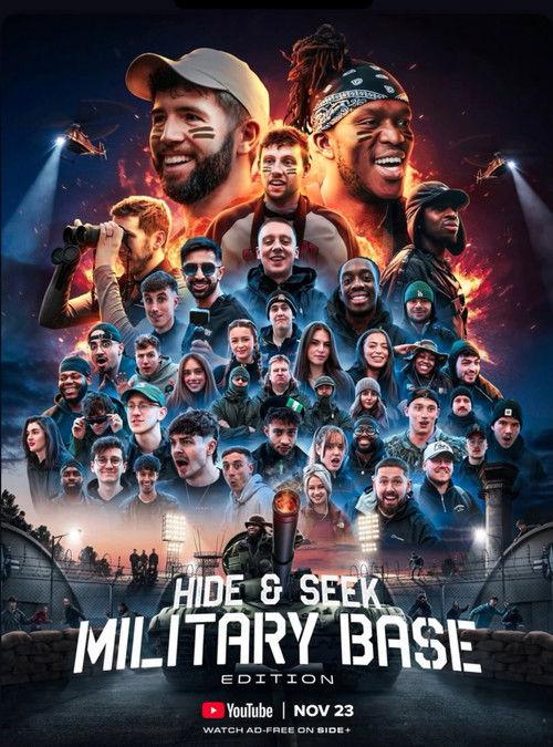 Sidemen Vs 50 Youtubers Ultimate Hide And Seek In A Military Base film afişi