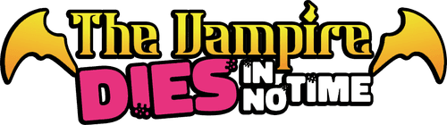 The Vampire Dies in No Time logo
