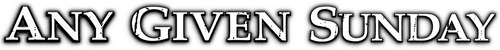 Any Given Sunday logo