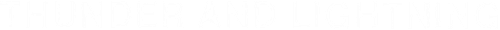 Thunder and Lightning logo