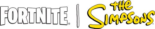 Fortnite x The Simpsons logo